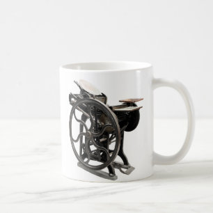letterpress machine coffee cup