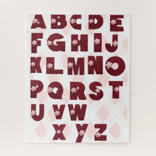 Letters A to Z Jigsaw Puzzle