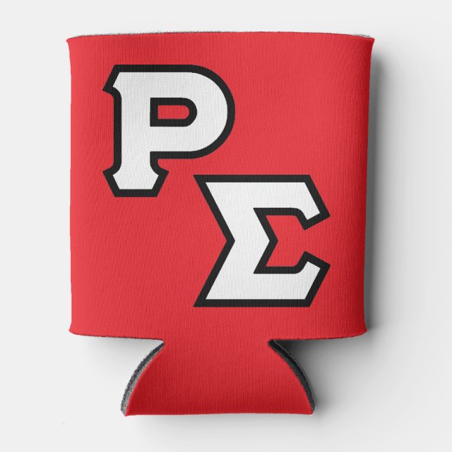 Letters Can Cooler - Red (Front)