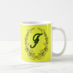 letters coffee mug