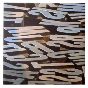 Letters for Typesetting Ceramic Tile