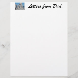 Letters from Dad paper letterhead Driftwood Ocean
