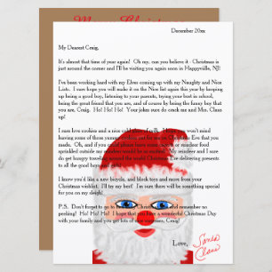Letters from Santa Personalised Letter Holiday Card