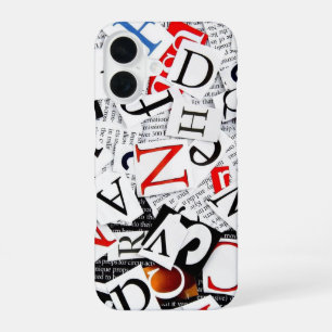 Letters iPhone 16 Case