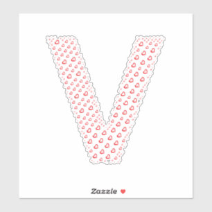 LETTERS MADE UP OF HEARTS