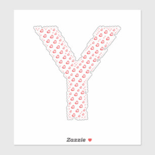 LETTERS MADE UP OF HEARTS