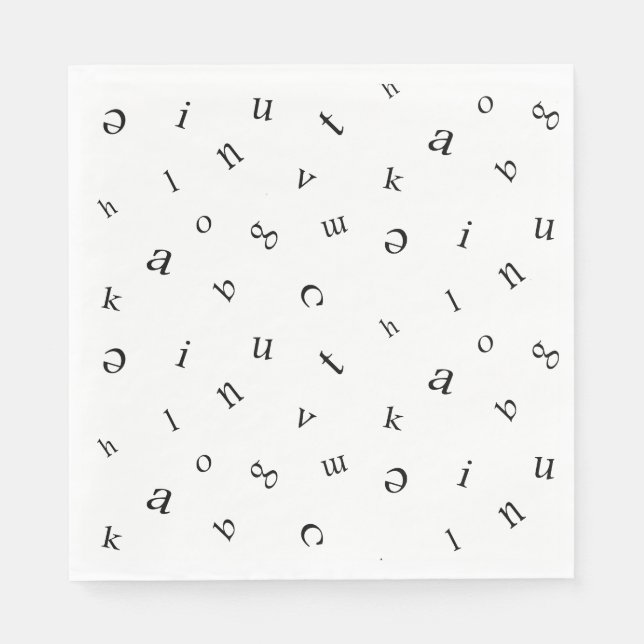Letters Napkin (Front)