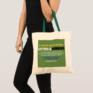 Letters & Numbers book promotional tote bag