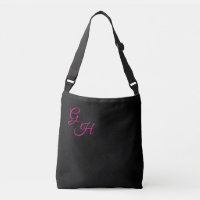 Letters of Grace - Black & Hot Pink:
