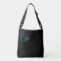 Letters of Grace - Black & Turquoise