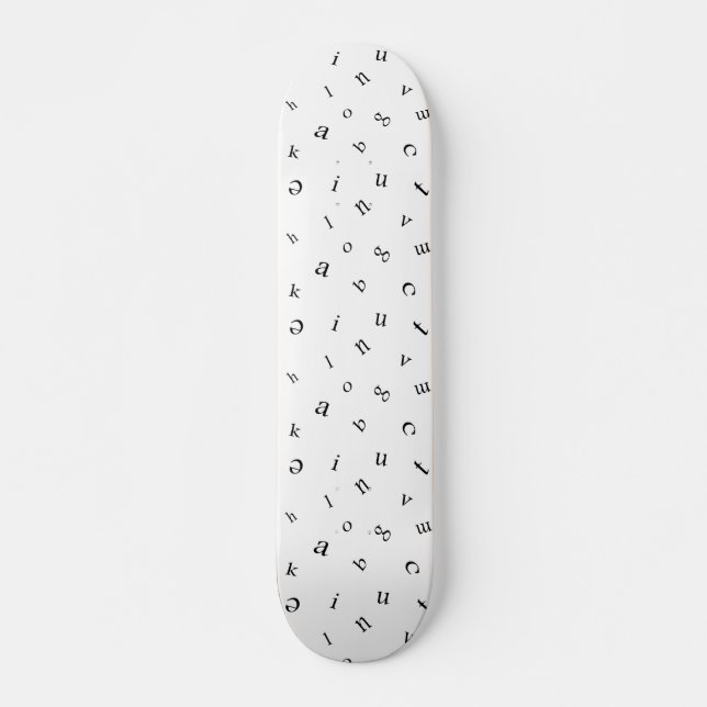 Letters Skateboard (Front)