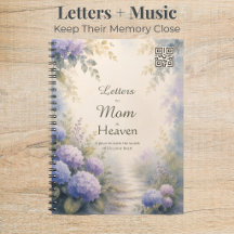 Letters to Mum Memorial Journal and Custom QR Code