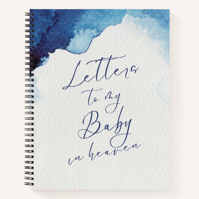 letters To My Baby In Heaven Notebook (Front)