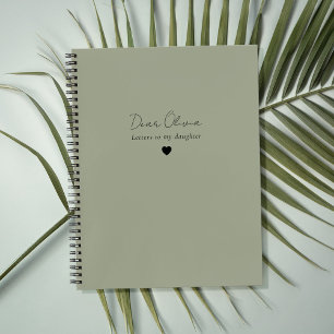 Letters to My Daughter Keepsake Journal Notebook
