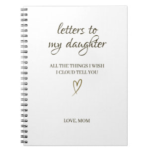 Letters to My Daughter – Personalized Letter Notebook