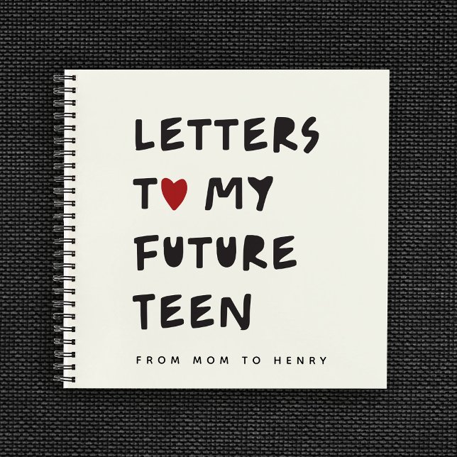 Letters to My Future Teen – Personalised Keepsake  Notebook (Creator Uploaded)