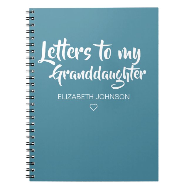Letters to My Granddaughter Keepsake Journal (Front)