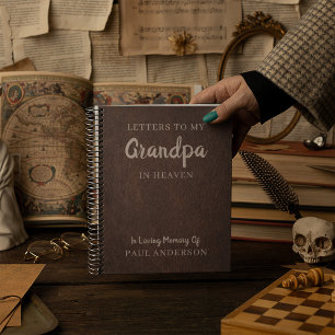 Letters To My Grandpa In Heaven In Loving Memory Planner
