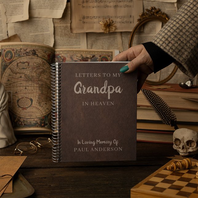 Letters To My Grandpa In Heaven In Loving Memory Planner (Creator Uploaded)