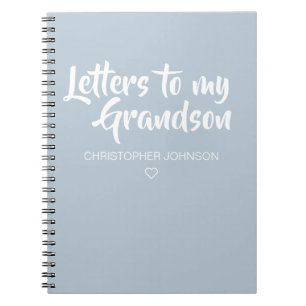 Letters to My Grandson Keepsake Journal