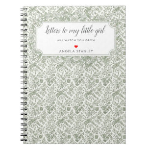 Letters to my little girl Elegant New Mother Gift Notebook