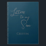 Letters To My Son Journal Notebook<br><div class="desc">You'll love our Letters To Your Son journal! Use this journal to compile little notes and letters throughout your son's childhood to gift to him on his 18th birthday, his wedding day, or when his first child is born. Write a letter to him on each birthday, or whenever your heart...</div>