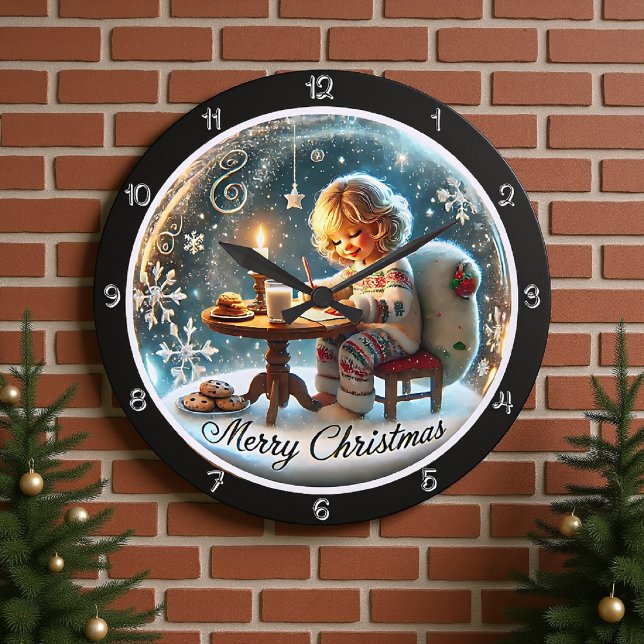 Letters to Santa Large Clock (Creator Uploaded)