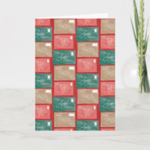 Letters to Santa Watercolor Holiday Card