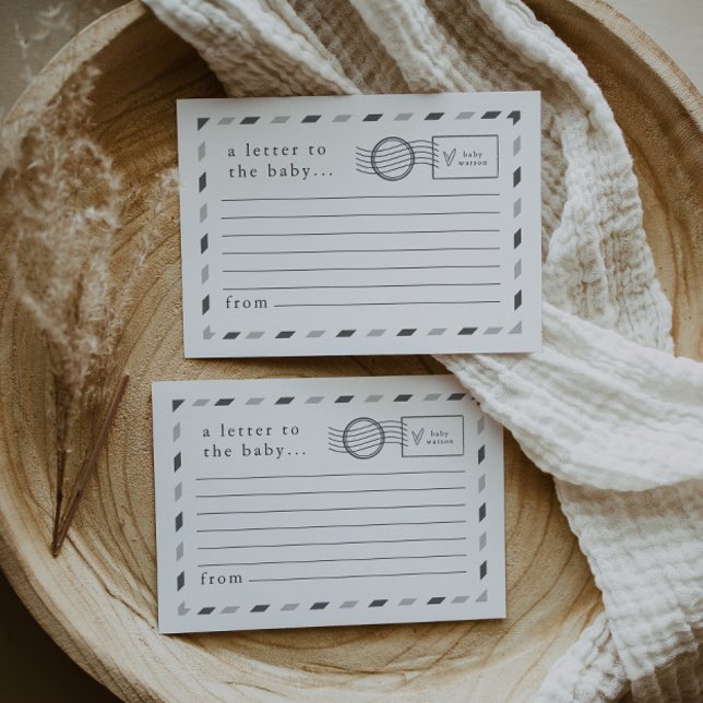 Letters to the Baby Advice Card (Creator Uploaded)