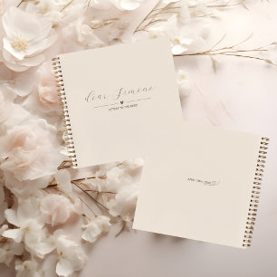 Letters to the Bride Guest Book   Light Neutral