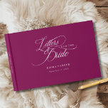 Letters to the Bride, Modern, Elegant, Berry Guest Book<br><div class="desc">Letters to the Bride" Elegant Bridal Shower Keepsake Product Description: Create a timeless keepsake for the bride-to-be with this elegant "Letters to the Bride" guest book. Perfect for bridal showers, this customisable book invites guests to share their heartfelt wishes, advice, and special memories. Featuring a sleek, minimalist design with a...</div>