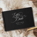 Letters to the Bride, Modern, Elegant, Black Guest Book<br><div class="desc">Letters to the Bride" Elegant Bridal Shower Keepsake Product Description: Create a timeless keepsake for the bride-to-be with this elegant "Letters to the Bride" guest book. Perfect for bridal showers, this customisable book invites guests to share their heartfelt wishes, advice, and special memories. Featuring a sleek, minimalist design with a...</div>