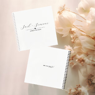 Letters to the Couple Guest Book Black on White
