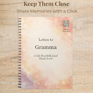 Letters to You Memorial Journal Personalised