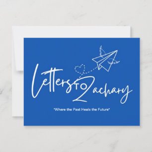 Letters To Zachary Postcard