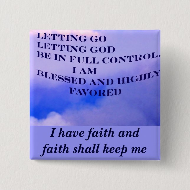 Letting Go_ 15 Cm Square Badge (Front)
