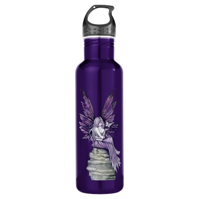 Letting Go Fairy and Butterfly 710 Ml Water Bottle (Front)
