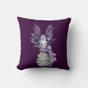 Letting Go Fairy and Butterfly Pillow