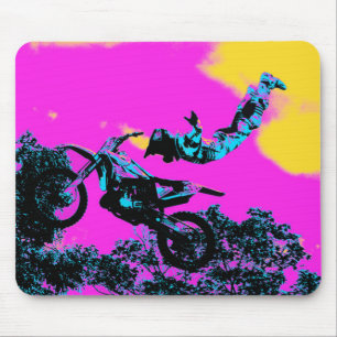 Letting Go - Freestyle Motocross Stunt Mouse Pad