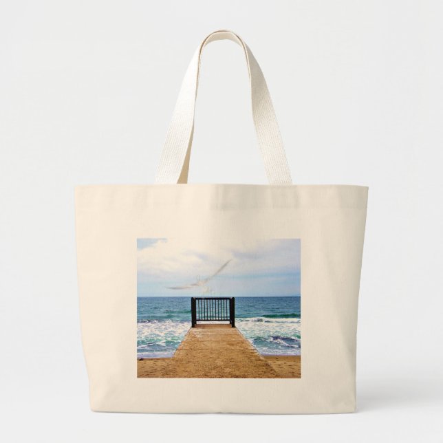 Letting Go_ Large Tote Bag (Front)