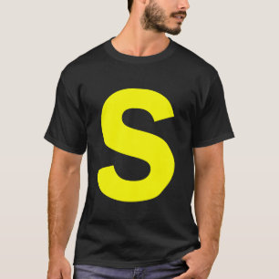 Lettre S Chipmunk Group Matching Halloween Costume T-Shirt