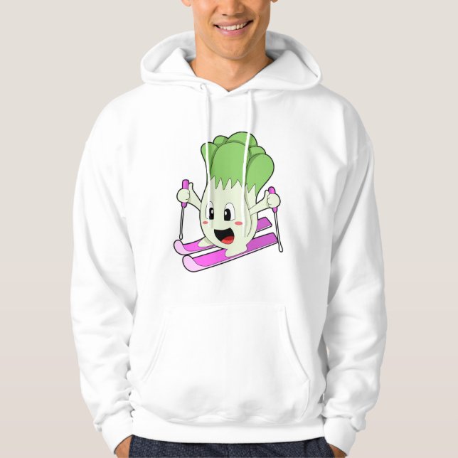 Lettuce as Skier with Ski Hoodie (Front)