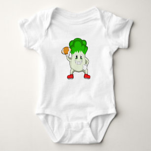 Lettuce at Football Sports Baby Bodysuit
