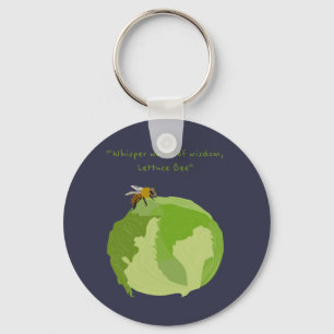 Lettuce Bee Key Ring