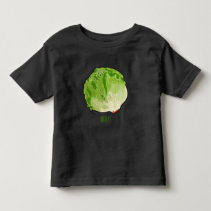 Lettuce cartoon illustration toddler T-Shirt