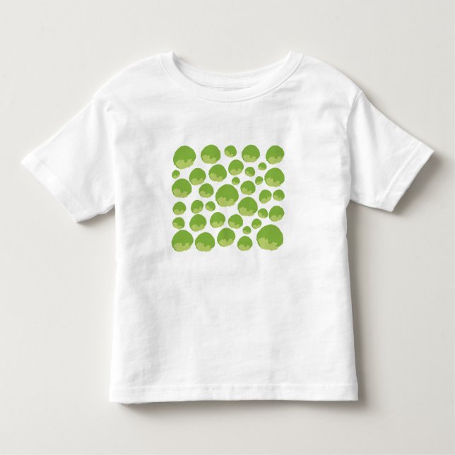 Lettuce Pattern Toddler T-Shirt (Front)