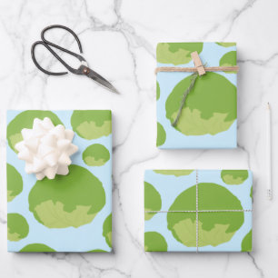 Lettuce Pattern Wrapping Paper Sheet