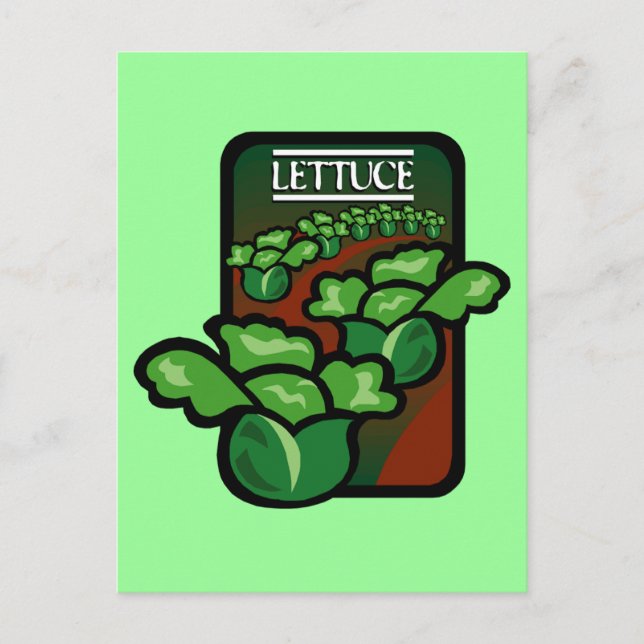 Lettuce Postcard (Front)