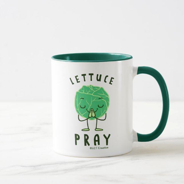 Lettuce Pray Mug (Right)