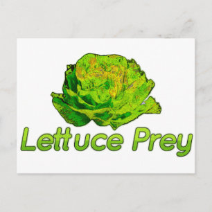 Lettuce Prey Postcard